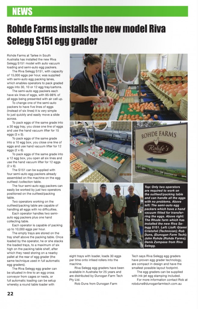 Rohde Farm project – Poultry Digest Dec/Jan 2015